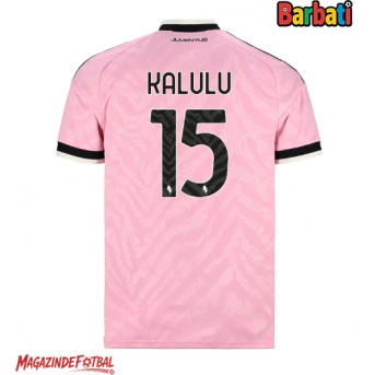 Juventus Pierre Kalulu #15 Tricou Fotbal Replică 2026-27 Barbati Deplasare